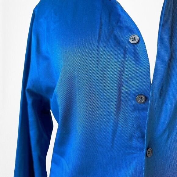 Express Navy Blue Button Down Shirt Size S - Picture 6 of 6